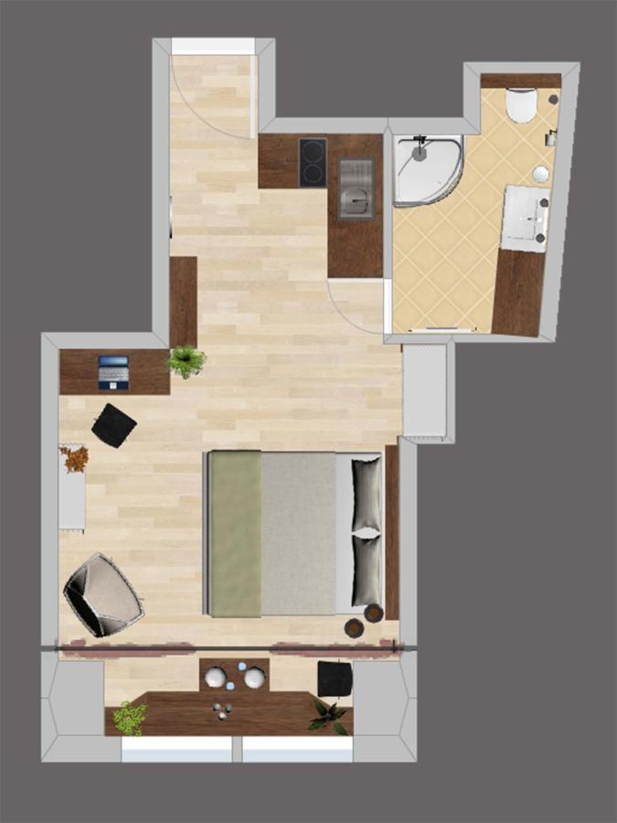 ⭑ Comfy Vip Studio In The Center With Netflix Brünn Exterior foto